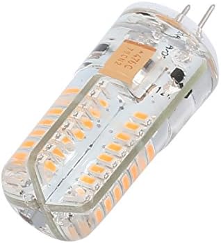 Aexit 12V G4 Iluminação de pista 5W Branco quente 64 LEDS Alto brilho Energia economizador de silicone Acessórios de milho lâmpada