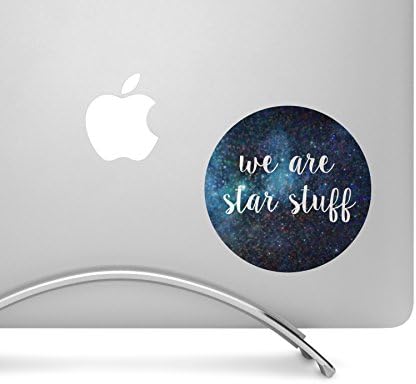 Somos Star Stuff Stuff 01-4 Decalque impresso de glitter alto - para MacBook, carro, laptop e muito mais!