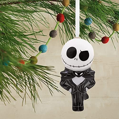 Helk Mark the Nightmare Before Christmas Jack Skellington Decoupage Ornamento de Natal, Disney Tim Burton Gifts