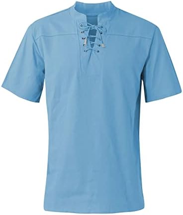 Camisetas masculinas rtrde masculina colo sólido colar de cola-de-colar de gola casual camiseta curta camisa de manga curta
