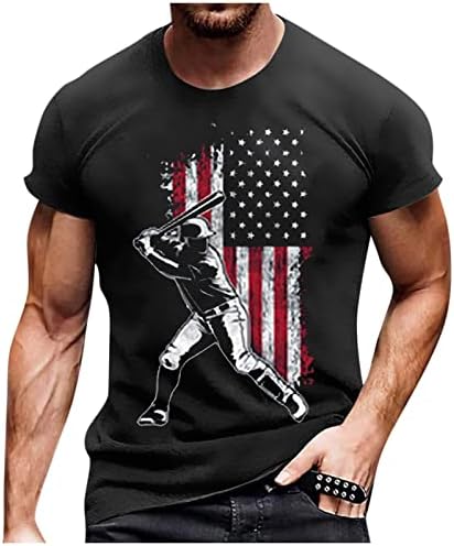 Homens de mangas curtas pescoço redondo camisetas de beisebol vintage letra de impressão Tops 2023 Summer Fashion Casual Tam camiseta