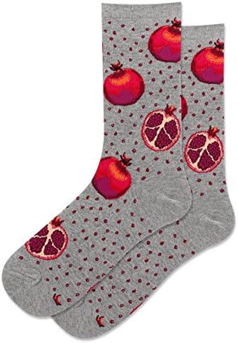 Hot Sox Womens Romegranate Crew Meocks