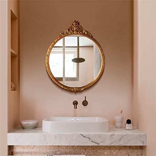 Czdyuf Room Interior redonda de banheiro espelho de parede Apartamento decoração de alívio espelhos de móveis decoração de