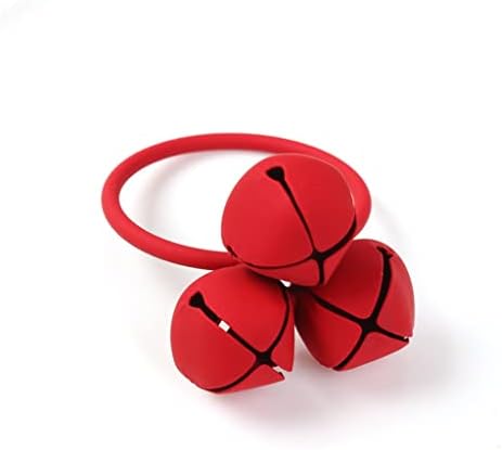 LLly 12/PCs Bell vermelho Bell Christmas Ring Ring Napkle Buckle Hotel Supplies Ornament
