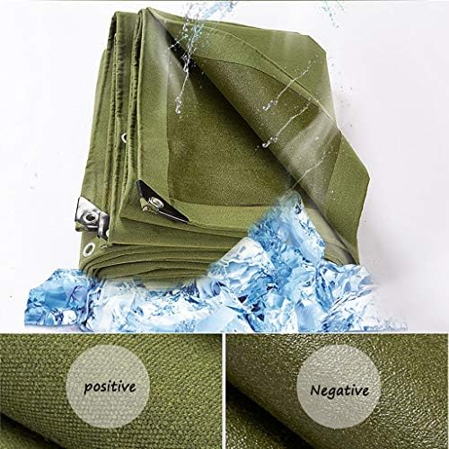 Lonas verdes HHM para cobrir o sol e a chuva, lona de pano revestido de PVC, resistência ao rasgo de anti-oxidação