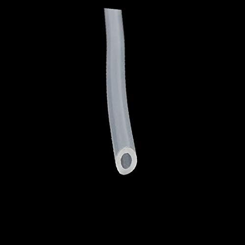 X-Dree 1,5 mm x 3 mm de altura resistente a temperaturas de silicone flexível Tubo de mangueira de tubo de silicone 5m Comprimento