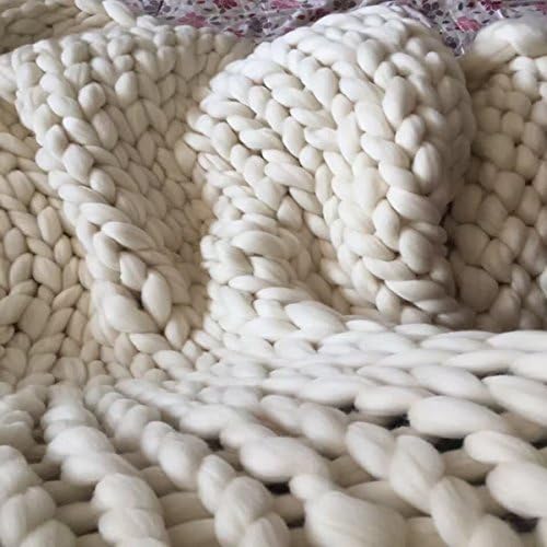 Qici 200g/7 oz de fibra de lã branca natural girando para feltro de agulha girando DIY