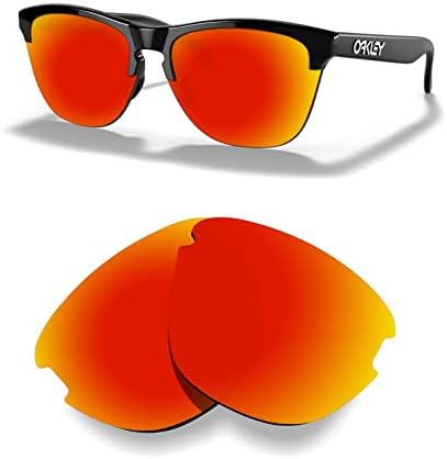 LittleBird4 Premium 1,5 mm de reposição polarizada lentes para Oakley Frogskins Lite OO9374 Óculos de sol - Multioptions