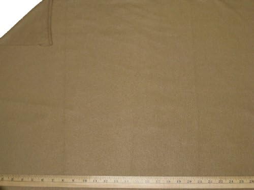 Tape de 58 polegadas de lã Solid Solid Taupe no quintal