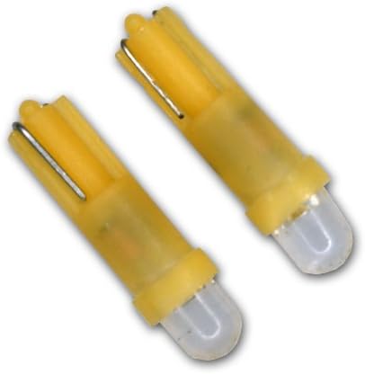 Tuningpros ledstl-t5-y1 lâmpadas LED de luz T5, 1 LED amarelo 2-PC Conjunto