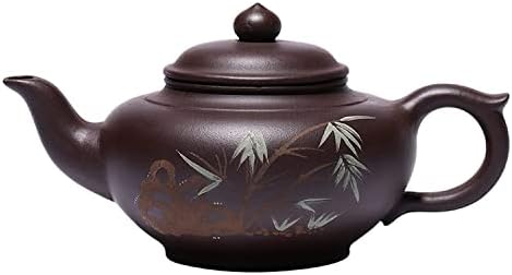 Sogudio Herbal Teapet bule famosos famosos de argila roxa argila roxa bule de 330 ml de argila artesanal pintada de chá