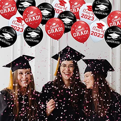 Balões de formatura Supplência de decoração de festa 2023 - turma de 2023 Parabéns Balões de graduação 2023 Decorações