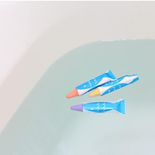 Kitpas Rice Bath Bath Crayons 3 Cores - Peixe