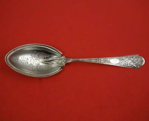 Cupido de Shiebler Sterling Silver Berry Spoon Corte brilhante 8 7/8 Serviço