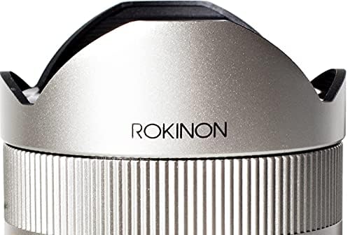 Rokinon RK8MS-FX 8mm F2.8 Série 2 Fisheye Lente fixa para câmeras de montagem X Fujifilm, prata