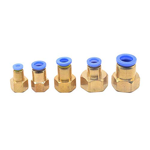 PCF 4mm-12mm Pneumatic Fitting Thread M50.8 1/8 '' '1/4' '3/8' '1/2''''Air Thread Female Straight Air And Fitting Connector