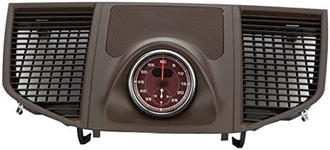 Akozon Car Upper Center Dashboard Grill Painel com Stopwatch Brown 95b 858 189 C 0L7 Para Macan 2014-2020