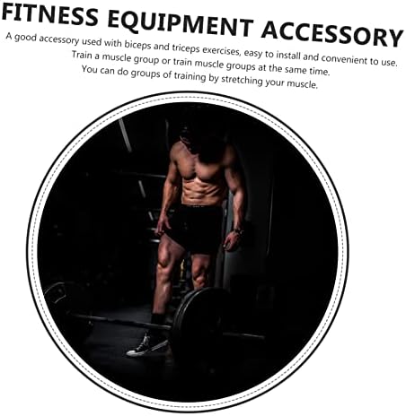 Besportble 2 conjuntos de fitness resistência de banda de ginástica máquinas para acessórios de ioga em casa manipula o equipamento