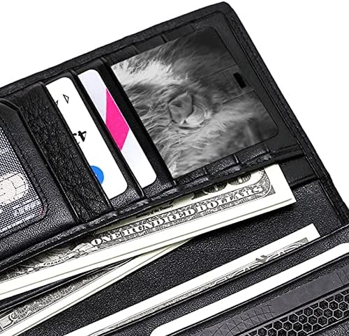 Cartão de crédito de vaca branca preta White, flash flash de memória personalizada Stick Stick Storage Drive 64g