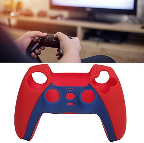 Pele do controlador PS5, anti-pente anti-Fingerprint Silicone Capa Skin Sleft Wear Feel Feel confortável Material de silicone para