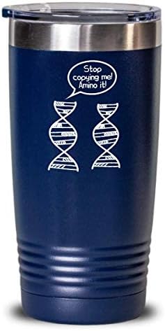 Tumbler geneticista - Idéia de presente de genética engraçada - Presente de biologia - DNA Tumbler - Gift Geek Science - Pare