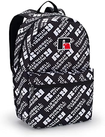 Mochila masculina atlética Russell, preto/azul, tamanho único