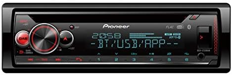 Tuner de CD de 1 din Pioneer DEH-S720DAB com DAB/DAB+, Bluetooth, Iluminação Multi Color, USB, Spotify, App Pioneer Smart