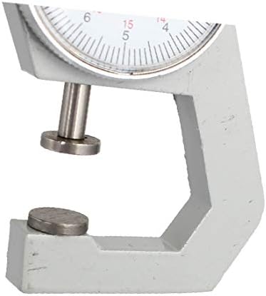 X-dree 0-20mm Medição Faixa de medição de 0,1 mm Medidor de espessura de discoteca para jóias de painéis (0-20mm