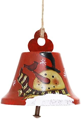 Pintura de vidro de janela Conjunto de pintura de Natal de Natal Painted Hand Painted Man Snowman Bell Bell Christmas Pingente