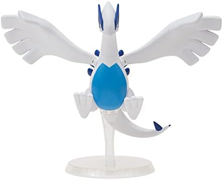 Figura de batalha épica de Pokemon Lugia - Figura de batalha épica articulada de 12 polegadas com suporte de vôo