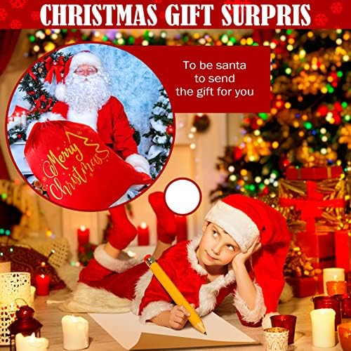 2 peças 27 x 36 polegadas gigantes de Natal Papai Noel Sack Oversize Red Velvet Surlap Papai Noel Bags com cordão de cordão, sacola
