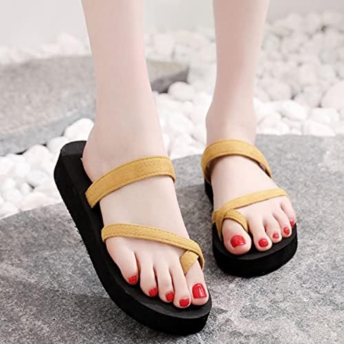 Sandálias de cunha para mulheres largura de largura redonda/quadrado de dedo do dedo do pé