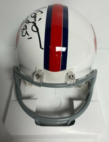 OJ Simpson assinou Buffalo Bills Speed ​​Mini -Helmet HOF 85 PSA AI33985 - Mini capacetes autografados da NFL