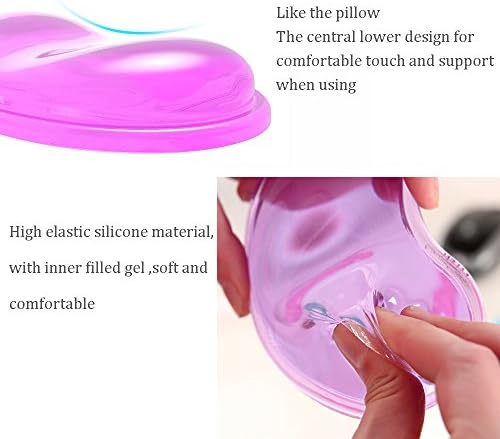 Silf Soft Silicone Gel Mouse Rest Rest Rest Support Support Pad Anti-Skid Mousepad Cotovel