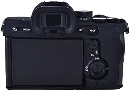 Caixa da câmera Rieibi Alpha 7 IV, capa de silicone para a câmera digital Sony A7 IV, Silicone de capa de proteção para a Sony A7M4