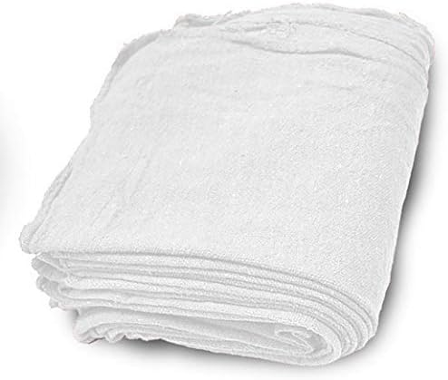 Noções básicas pró-limpeza A21840 Premium para reutilizáveis ​​toalhas de limpeza reutilizáveis, grau comercial, algodão poli,
