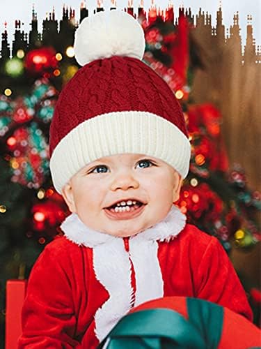 Komorebi Beanie Beanie Criança Inverno Chapéu de Capéu de Milina de Natal para meninos Geins Beanies Infantil Camada