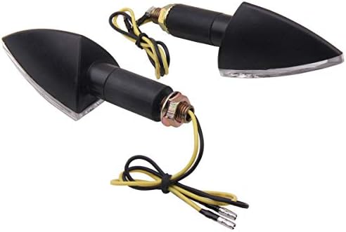 Motortogo Black Long São Sinais de Turn Luzes LED Plinkers Indicadores compatíveis para 1996 Kawasaki Ninja ZX6