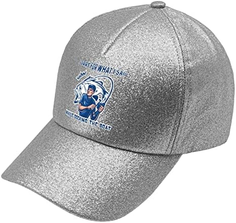 Chapéus de pesca para menino Baseball Cap tesou chapéus para menina, desculpe pelo que eu disse enquanto atracar o chapéu de