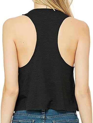 New York Graphic Racerback Cropped Tank - Digital Art Women's Tank - Tampo de tanque da moda legal