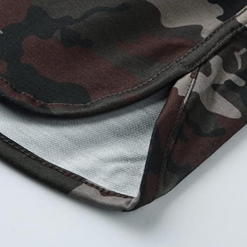 Shorts de combate de zpervoba para homens shorts de carga militar clássicos Camuflagem elástica de verão Camuflagem curta para caminhadas calças de trabalho