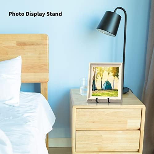 Decolore 6 polegadas 5 Pacote de 5 pacote de metal preto stands stander stands para imagem, placa decorativa, livro,