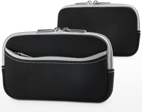 Caixa de ondas de caixa para Apple iPhone XS - SoftSuit com bolso, bolsa macia neoprene capa com zíper para maçã iphone xs - jato