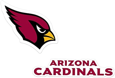 NFL Arizona Cardinals 2-Pack Die Cut Logo Conjunto de ímãs