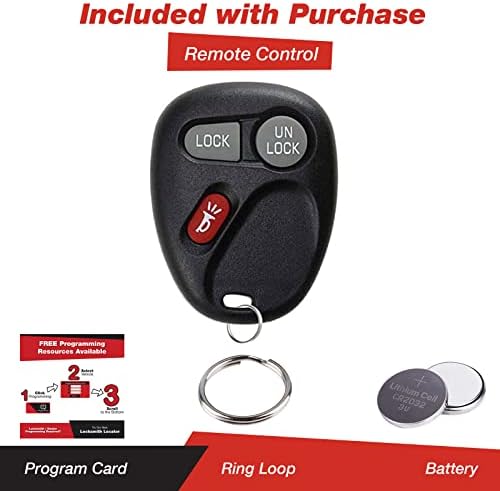 Keylessoption ingressleless de entrada remota chave de carro FOB e substituição de chaves para 15732803