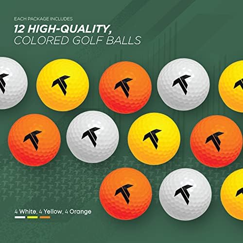 Bolas de golfe coloridas para golfe truscope - bolas de golfe super macias de longa distância - ionômero altamente visível bolas de golfe macio com menor rotação e maior velocidade ajudam a melhorar seu jogo