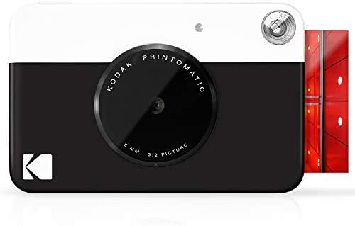Kodak Printomatom Instant Camera Pacote de presente + papel zink + caixa de luxo + 7 conjuntos de adesivos divertidos