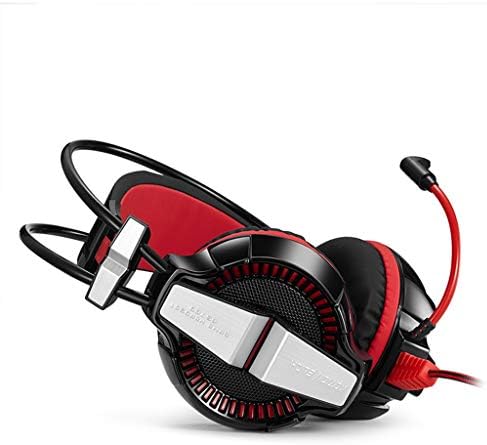 Oear E-Sports escuta voz com voz com fio Microfone estéreo Surround Desktop Headset Bassset Bass Reduction Game Headset