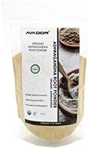 Avador USDA Certificado Organic All Natural Ashwagandha Root