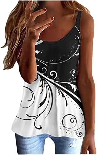 2023 Crew Crew Camisole Summer Sexy Spaghetti Strap Floral Impresso Tank Top Top sem mangas camisa Cami Flowy